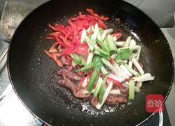 大蒜牛肉丝的做法图解4