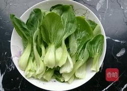 蘑菇青菜的做法图解2