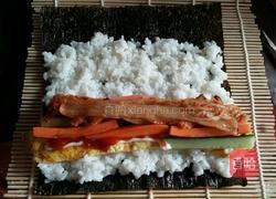 辣白菜寿司卷的做法图解9