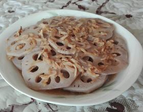 莲藕炒虾皮[图]