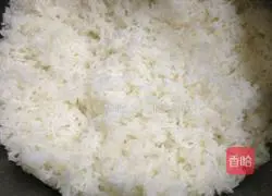 Illustration of how to make mutton fried rice 3