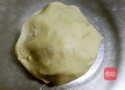 抹茶绿豆酥的做法图解3