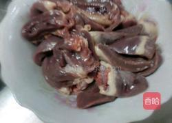 西芹炒鸭心的做法图解3