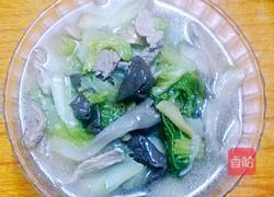 平菇白菜鸡血汤的做法图解11