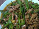 青椒炒肉