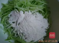 Illustration of how to make radish cake 3