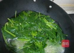 拌菠菜的做法图解3