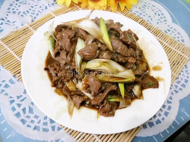 大葱爆羊肉