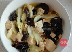 白菜木耳冻豆腐的做法图解10