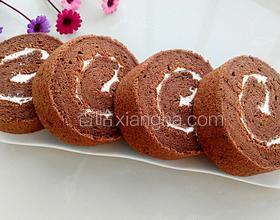 可可奶油蛋糕卷