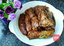 红烧百叶包肉的做法图解14