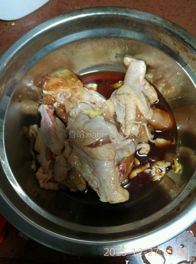 所以配料腌制肉一个小时。