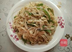 青椒豆腐皮的做法图解9