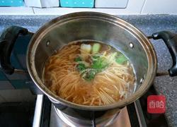 鸡汤龙须面的做法图解4
