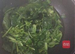 菠菜炒蛋皮的做法图解3