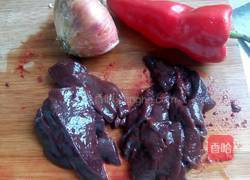 葱爆肝尖的做法图解1