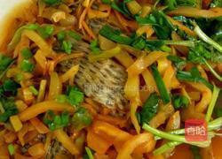 清蒸福寿鱼榨菜的做法图解8