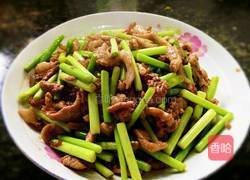 蒜苔肉丝的做法图解8