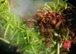 蒜苔肉丝的做法图解6