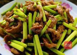 蒜苔肉丝的做法图解9