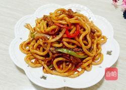 炒乌冬面的做法图解9
