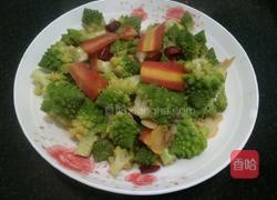 清炒宝塔菜花的做法图解7