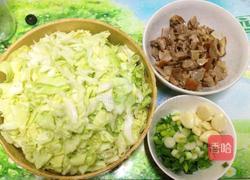 烧鸭丁包菜炒饭的做法图解4