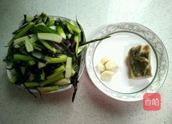 腊肉炒红菜苔的做法图解4
