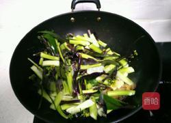腊肉炒红菜苔的做法图解9