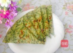 芹菜叶子鸡蛋饼的做法图解12