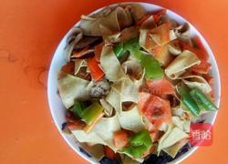 干豆腐炒葫萝卜片的做法图解4