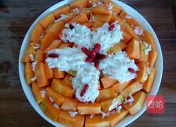 酒酿蒸南瓜的做法图解4