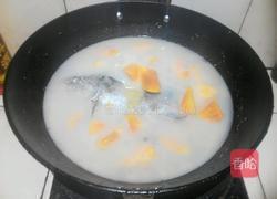 木瓜花生鲫鱼汤的做法图解7