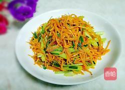 芹菜炒胡萝卜的做法图解7
