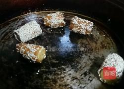 黄粑香蕉芝麻卷的做法图解5