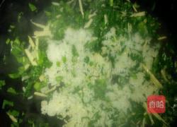 青菜冬笋丝炒饭的做法图解5