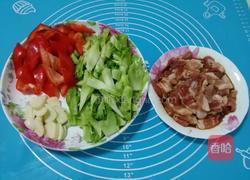 菜梗炒五花肉的做法图解2