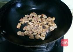 菜梗炒五花肉的做法图解4