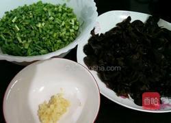 虾仁木耳(素)包子的做法图解2