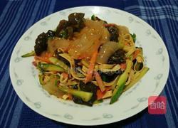 五彩拉皮的做法图解6