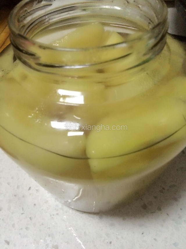 这样苹果罐头就做好了