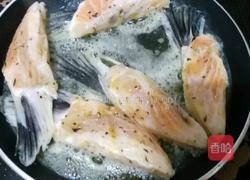 香煎三文鱼鳍的做法图解13