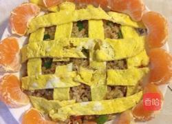 向日葵炒饭的做法图解3