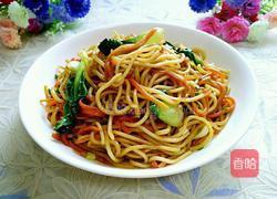 炒素面的做法图解13