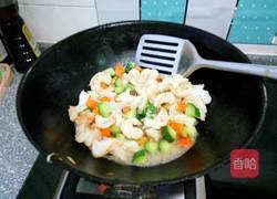 清炒腰果虾仁的做法图解10