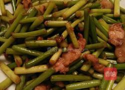 蒜薹炒肉的做法图解6