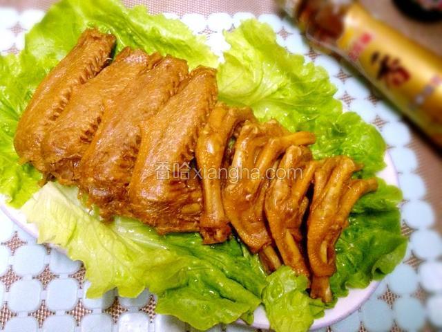 卤鸭翅鸭掌(酱油版)