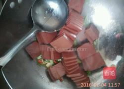 辣炒猪血的做法图解5