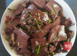 辣炒猪血的做法图解7