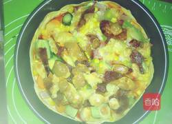 饺子皮批萨的做法图解7